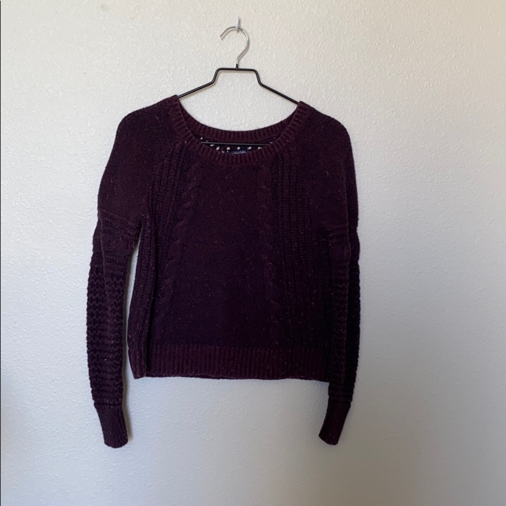 Plum sweater